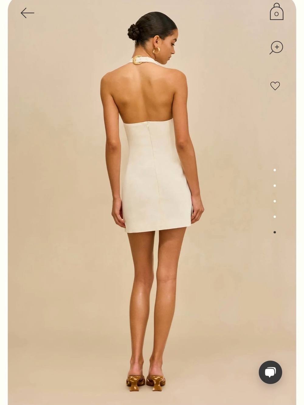 cult gaia Anice white  Mini Dress